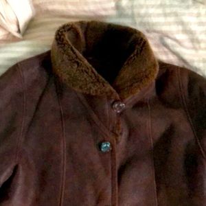 Shearling /leather Aston coat!